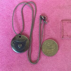 HALLMARK Silver Bird heart Necklace HMK LIC